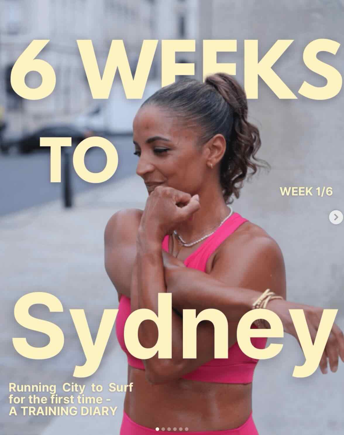 Joslyn Thompson Rule City to Surf training plan