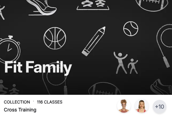 Peloton Fit Family Classes collection