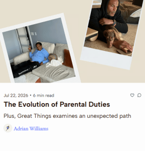 Motherhood in Great Things Take Time Newsletter