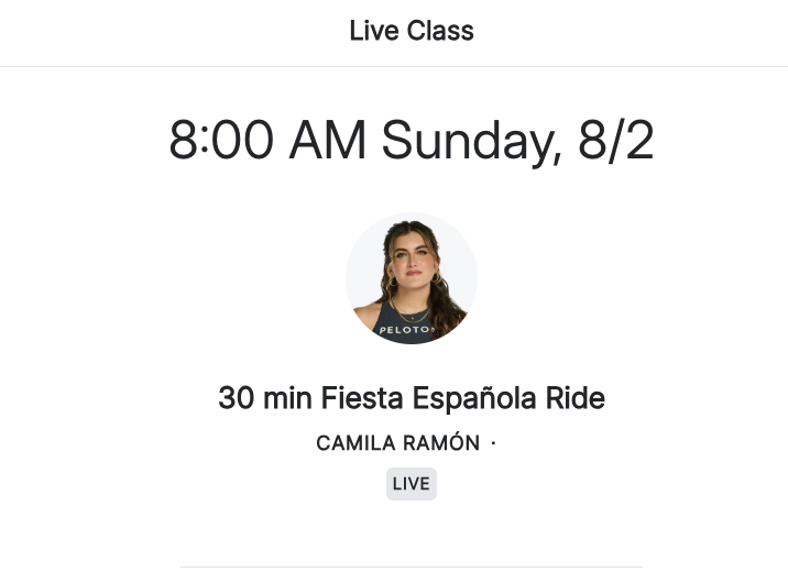 Camila Ramón Fiesta Espanola class
