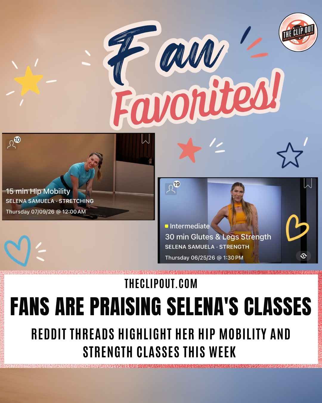Selena Samuela Peloton Classes
