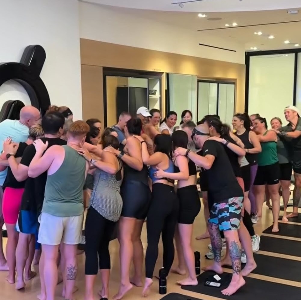 Peloton community after the Peloton Run and Flow event