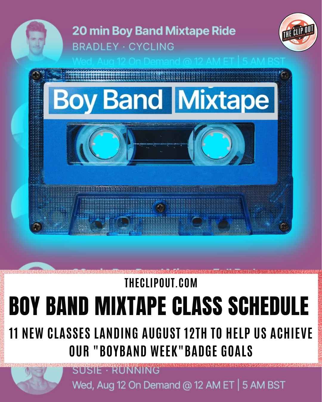 Boyband Mixtape classes 12th August 2026