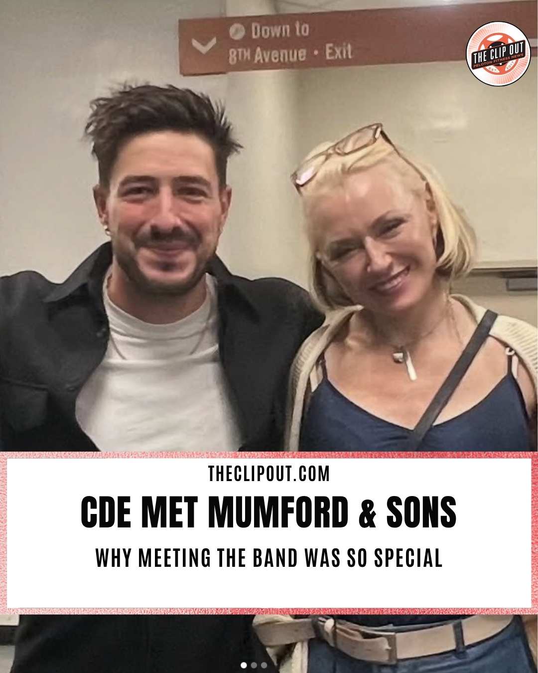 Christine D'Ercole Met Mumford & Sons In Person