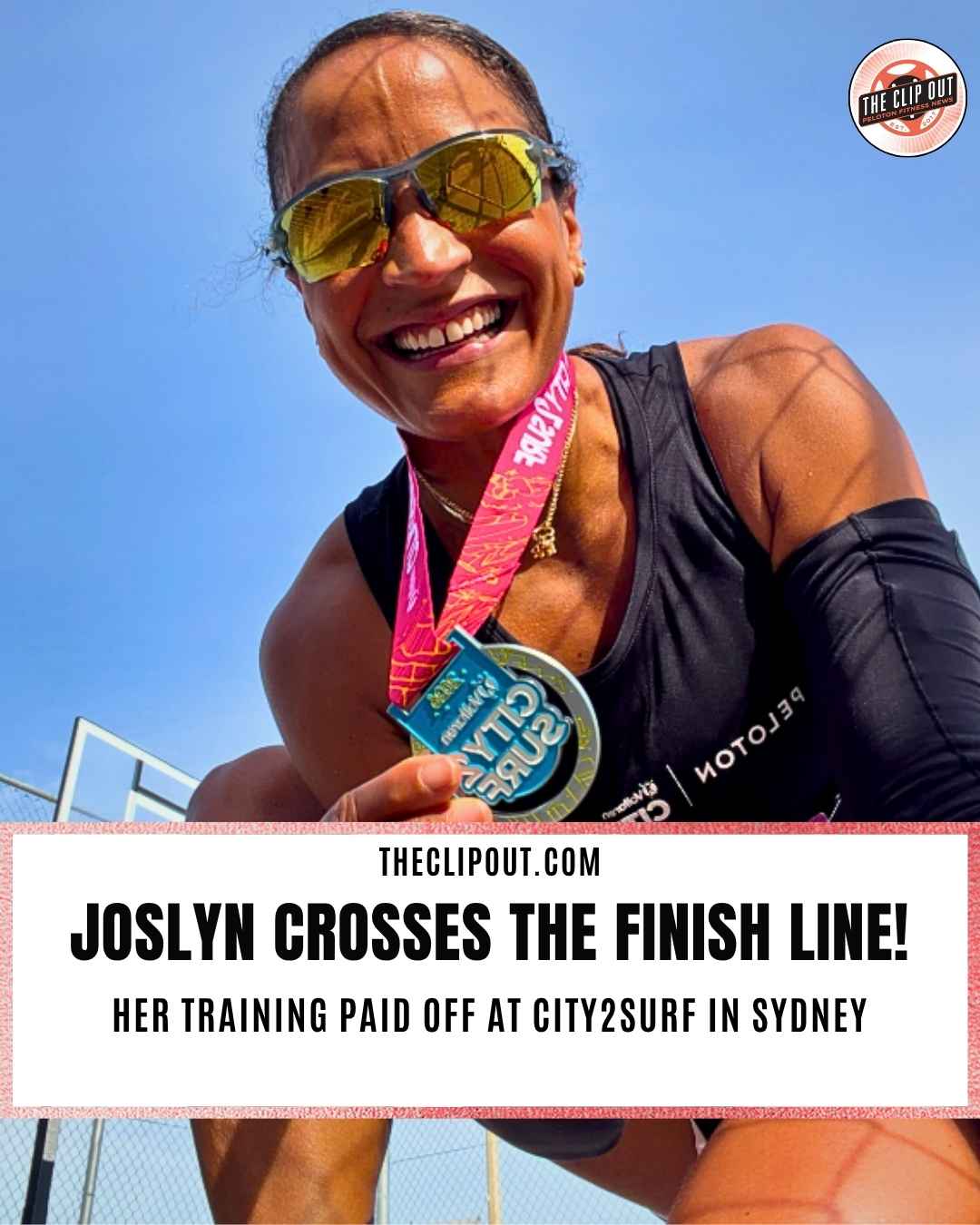 City2Surf Joslyn Thompson Rule with Medal