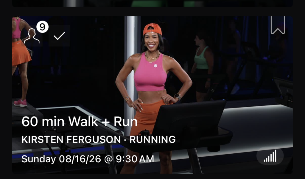 Kirsten Ferguson Greatest Hits milestone marked during her 60 minute Walk plus Run class