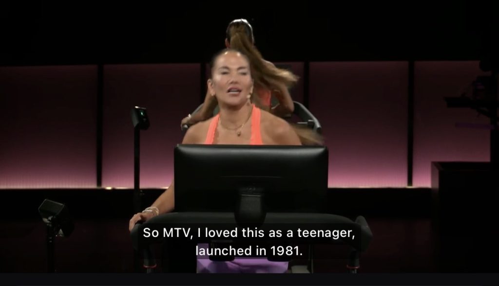 Peloton MTV Run instructor Susie Chan recalls MTV launching in 1981