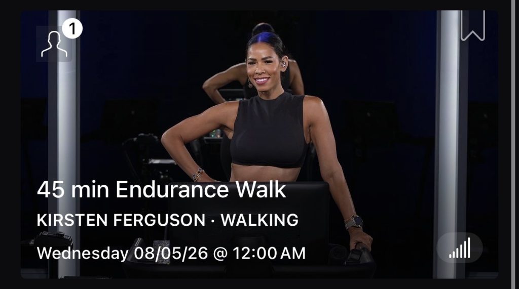Endurance Walk Classes debut on Peloton Tread with Kirsten Ferguson