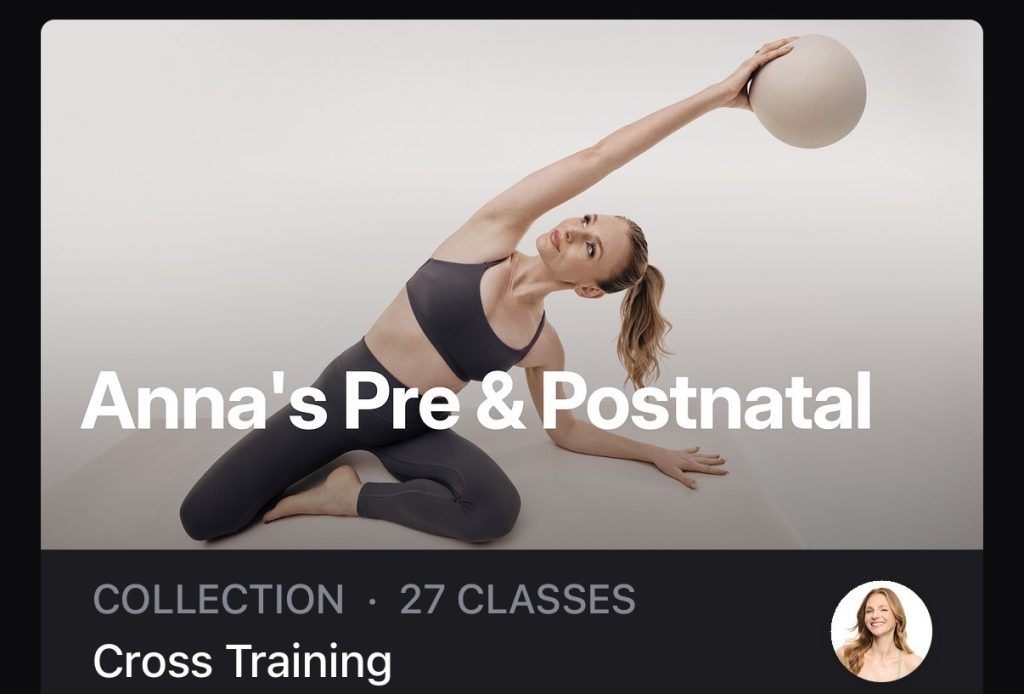 Peloton Skōp acquisition Prenatal Pilates with Anna Greenberg