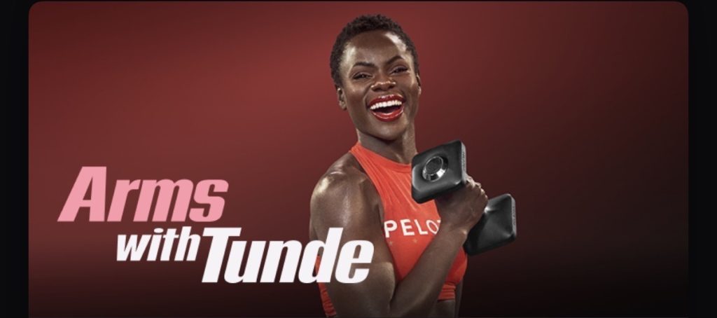 Peloton Split Training Programs promotional image featuring instructors Tunde and Robin