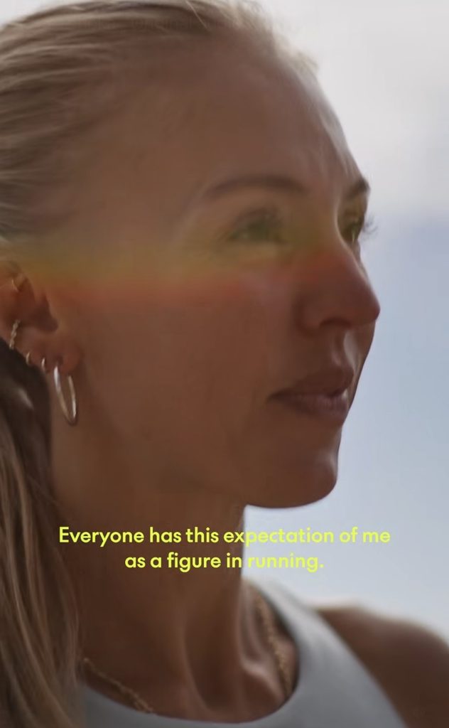 Becs Gentry CCC preparation video still discussing pressure as a running figure