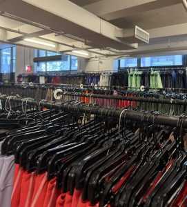 Peloton Apparel, Sample Sale Racks