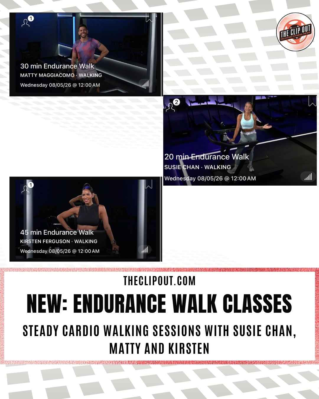 New Endurance Walking Classes