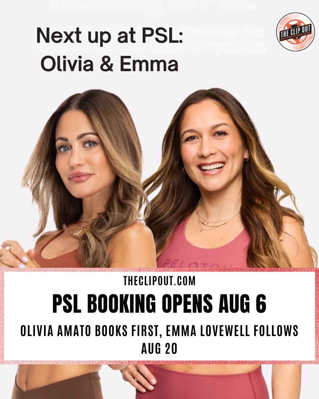 Peloton Studios London Booking Olivia and Emma