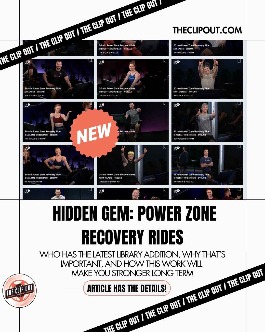 Peloton Hidden Gems Power Zone Recovery Ride Library Grows 18 Strong