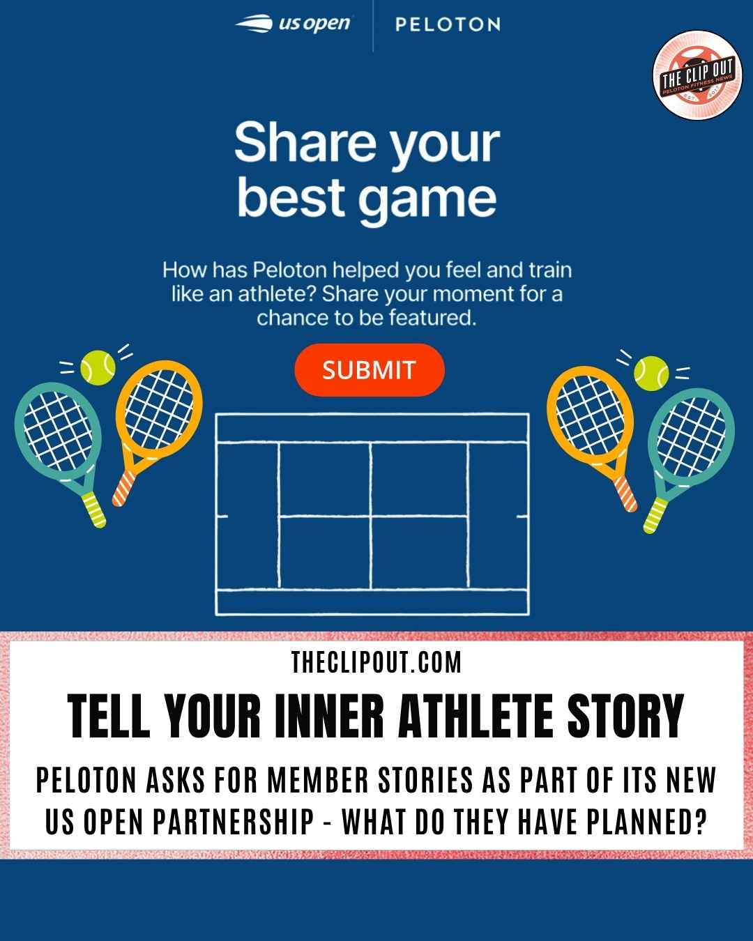 Peloton Member Stories Wanted for US Open Push (1)