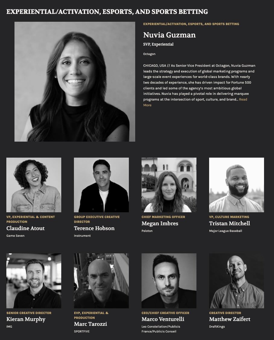 Clio Sports Jury 2026 features Peloton CMO Megan Imbres