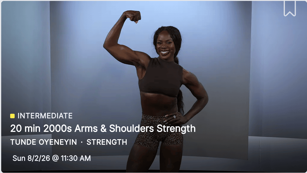 Best Peloton Classes Tunde