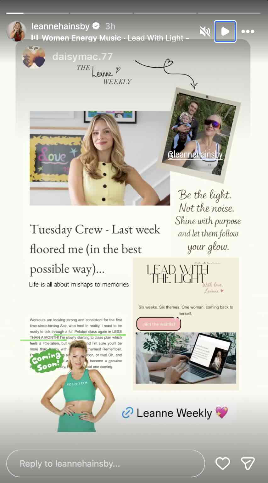 Fans are excited for Leanne's Lead with the Light launch