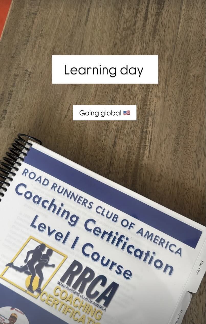 RRCA Coaching Certification course book and study materials