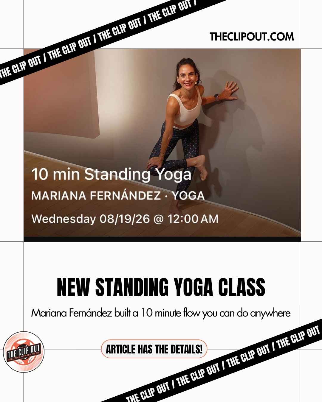 Standing Yoga Class with Mariana