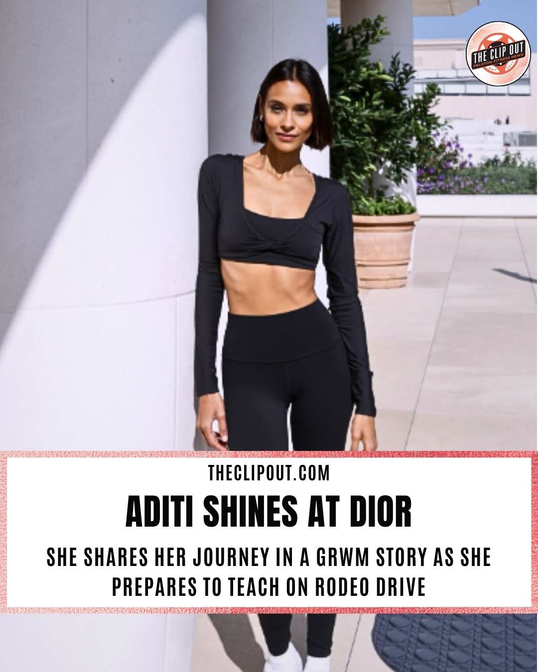 Dior Yoga - photo of Peloton's Aditi Shah