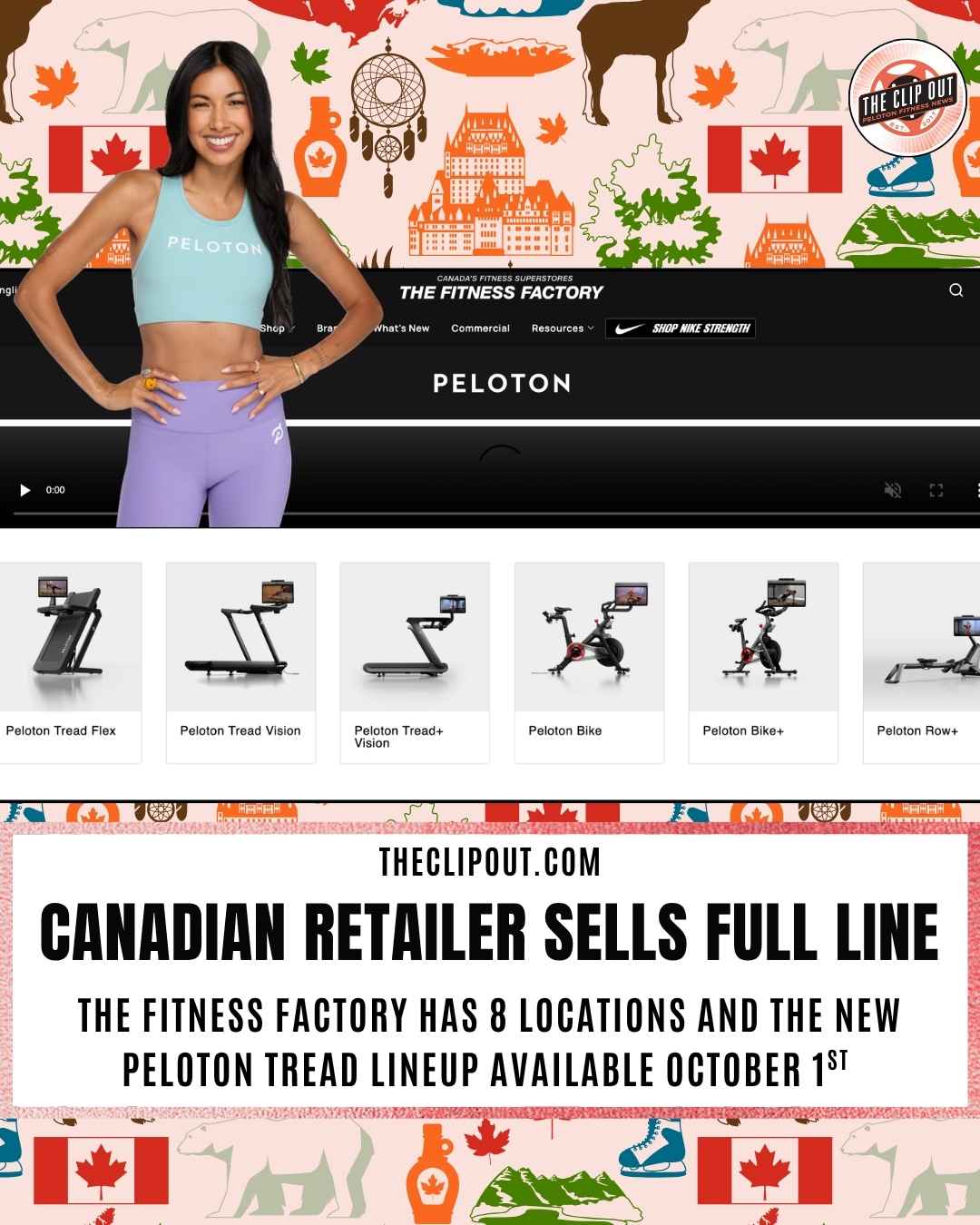 Buy Peloton in Canada as New Tread Lineup Launches Oct. 1