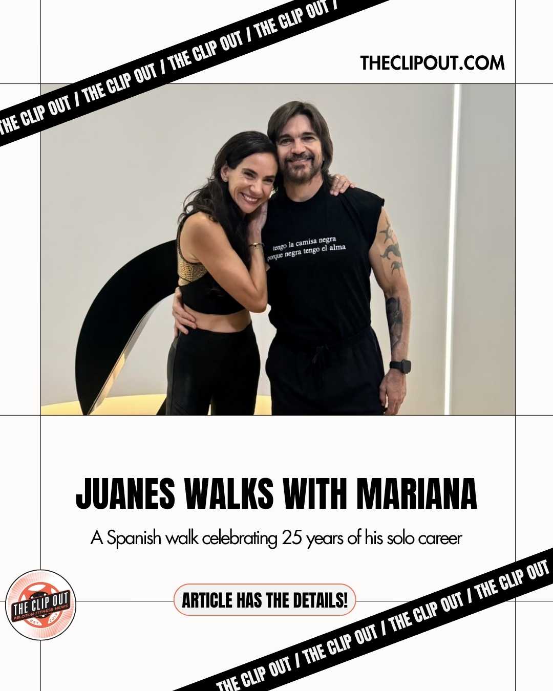 Juanes Walks With Mariana