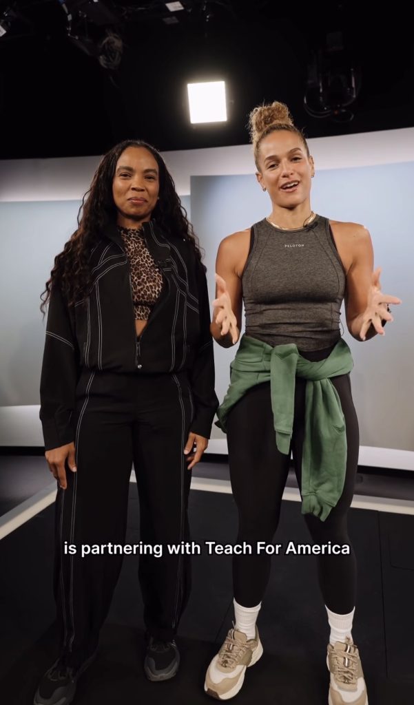 TFA 35th Anniversary Summit graphic from Peloton inviting members to share your story before the Las Vegas event