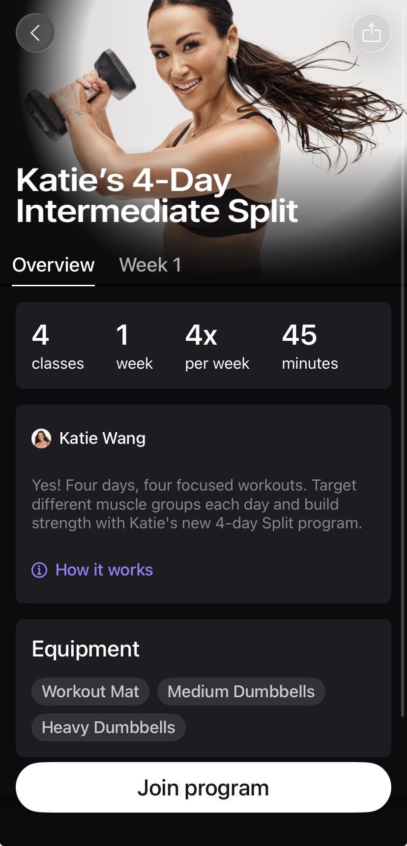 Katie's 4-Day Intermediate Split 