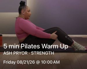 Pilates Program Warmup, Ash Pryor, Peloton