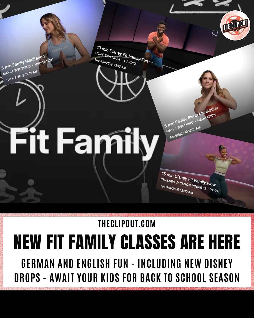 Peloton Fit Family Collection Grows to 120 Classes