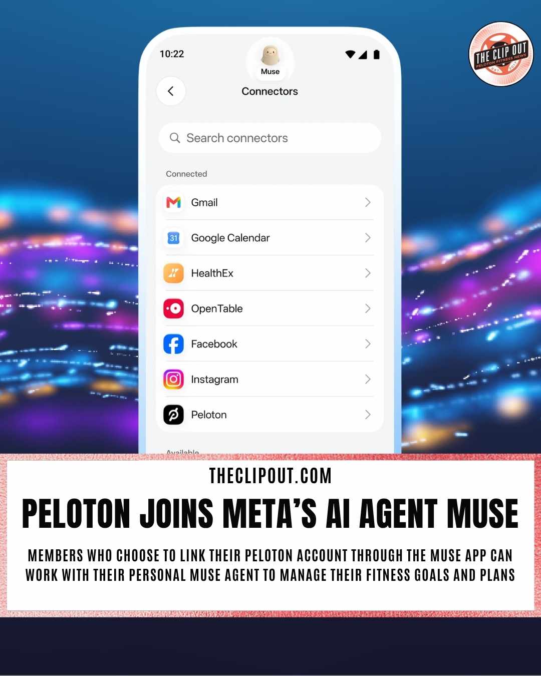 Peloton Muse Partnership peloton joins meta’s ai agent muse Members who choose to link their Peloton account through the Muse app can work with their personal Muse agent to manage their fitness goals and plans