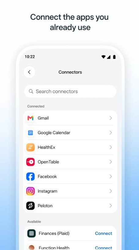 Peloton Muse Partnership, image of cell phone with connected apps through Muse byMeta