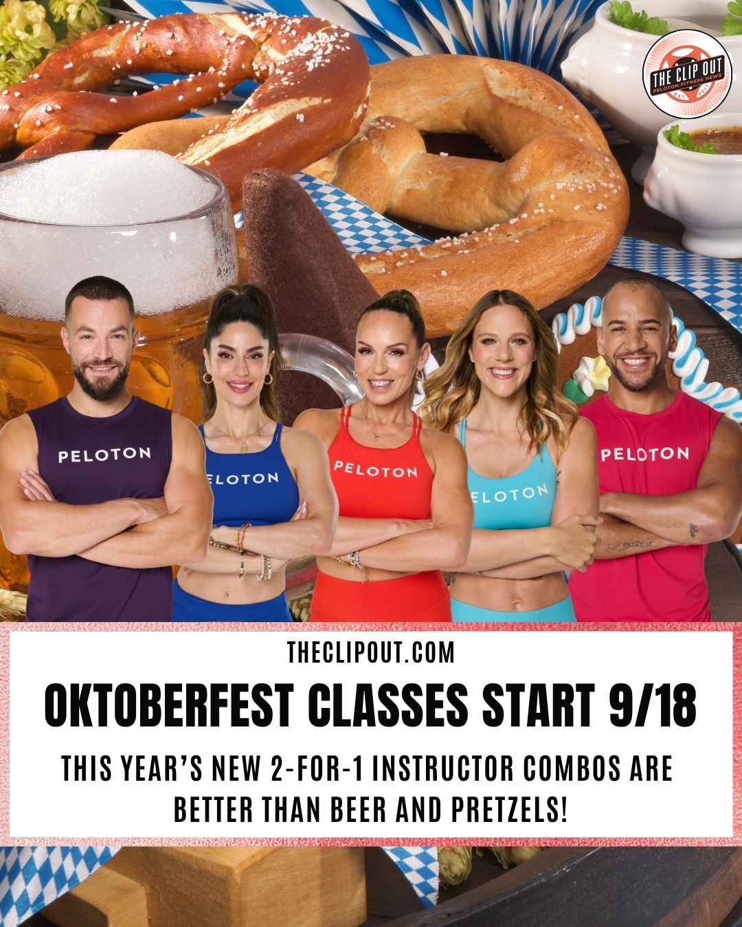 Peloton Oktoberfest Classes Kick Off This Week with 2 for 1 Fun