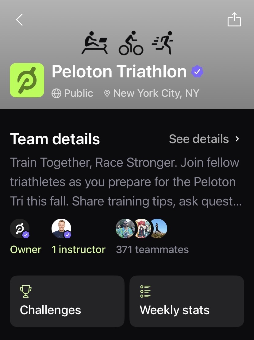 Peloton Tri 2026 Team