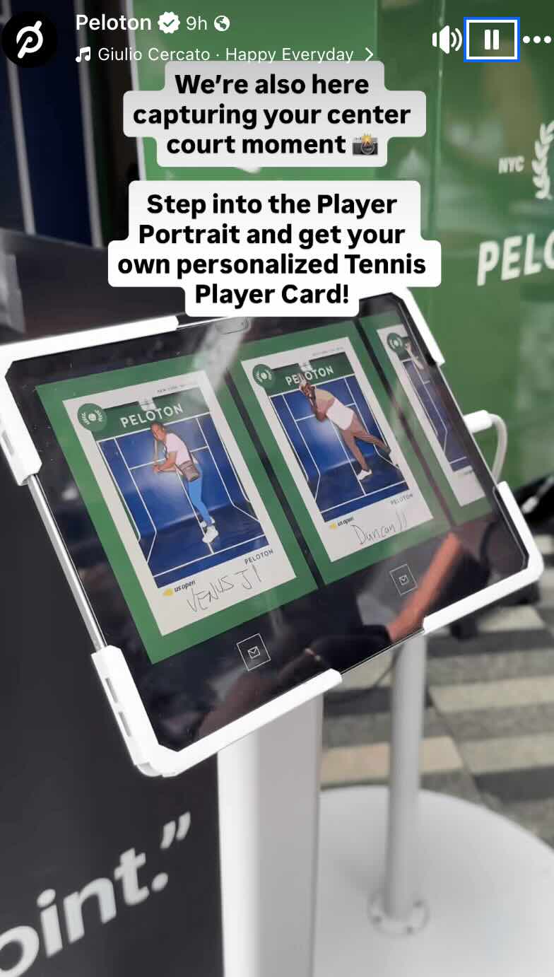 Peloton Influencer Event Pilates class with Ally Love at Hudson Yards US Open activation