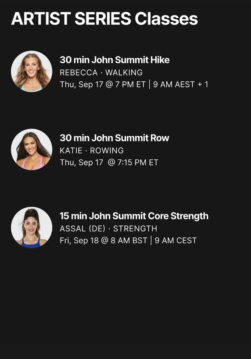 John Summit Artist Series Classes