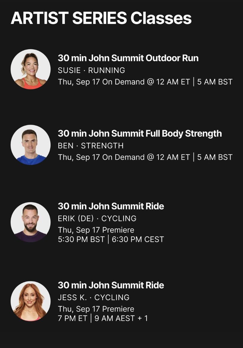 John Summit Artist Series Classes