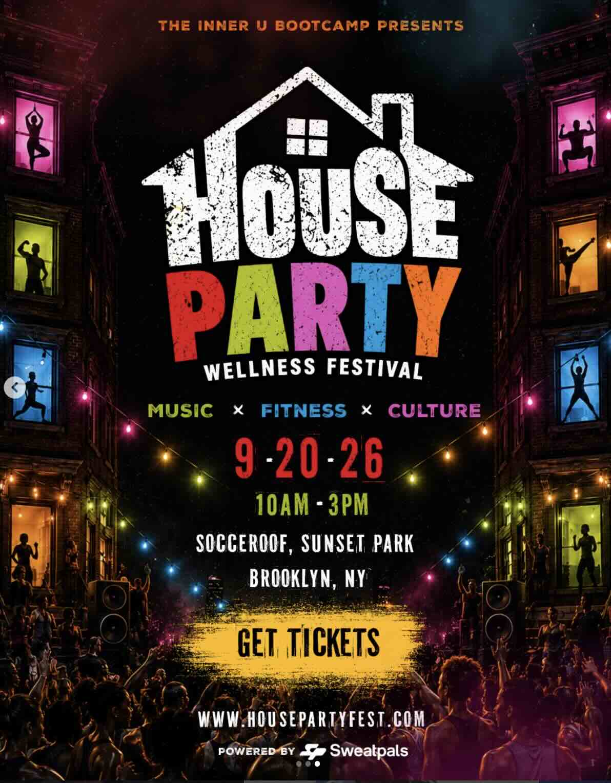 Rad Lopez House Party Wellness Festival promo IG post