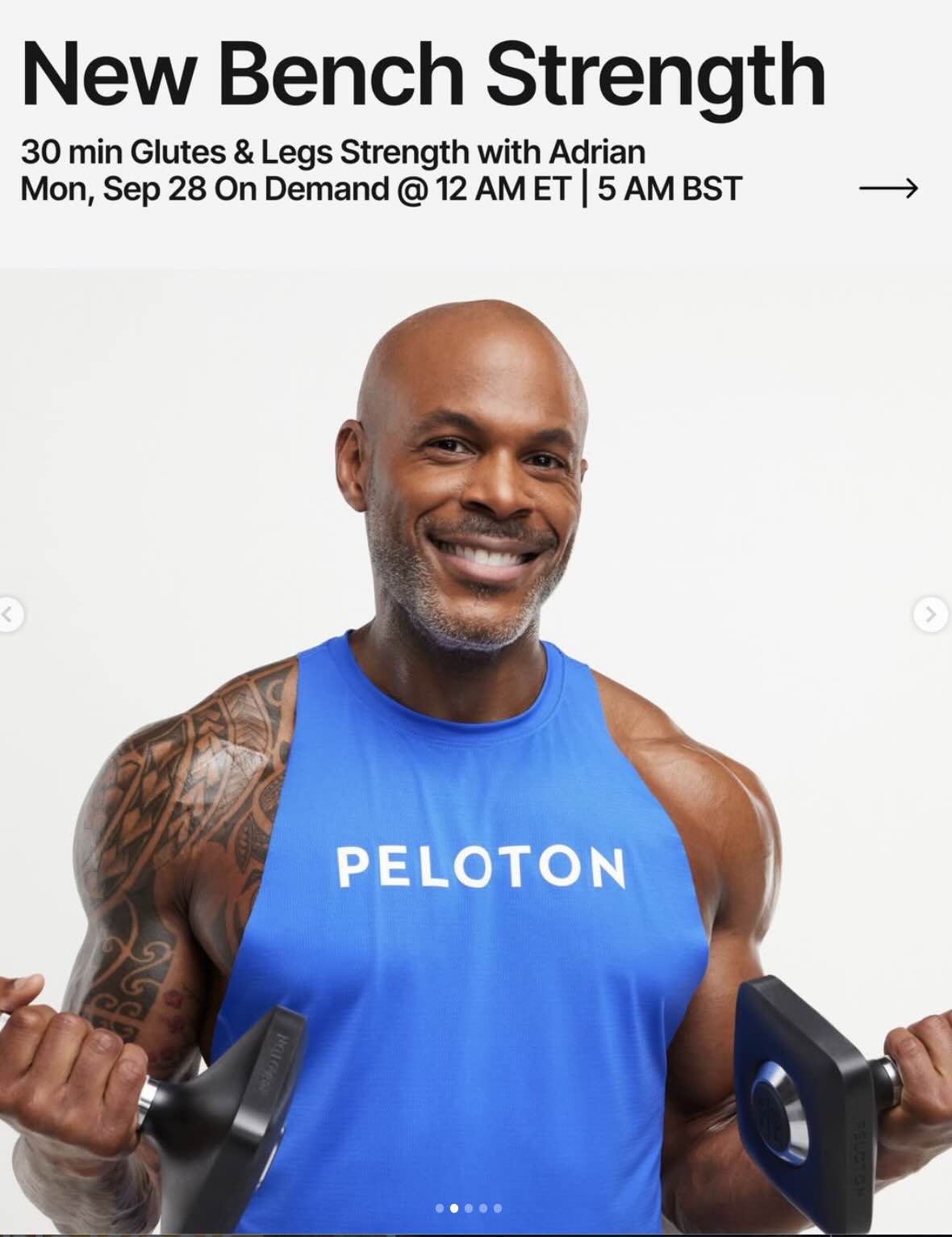 This Week at Peloton September 28