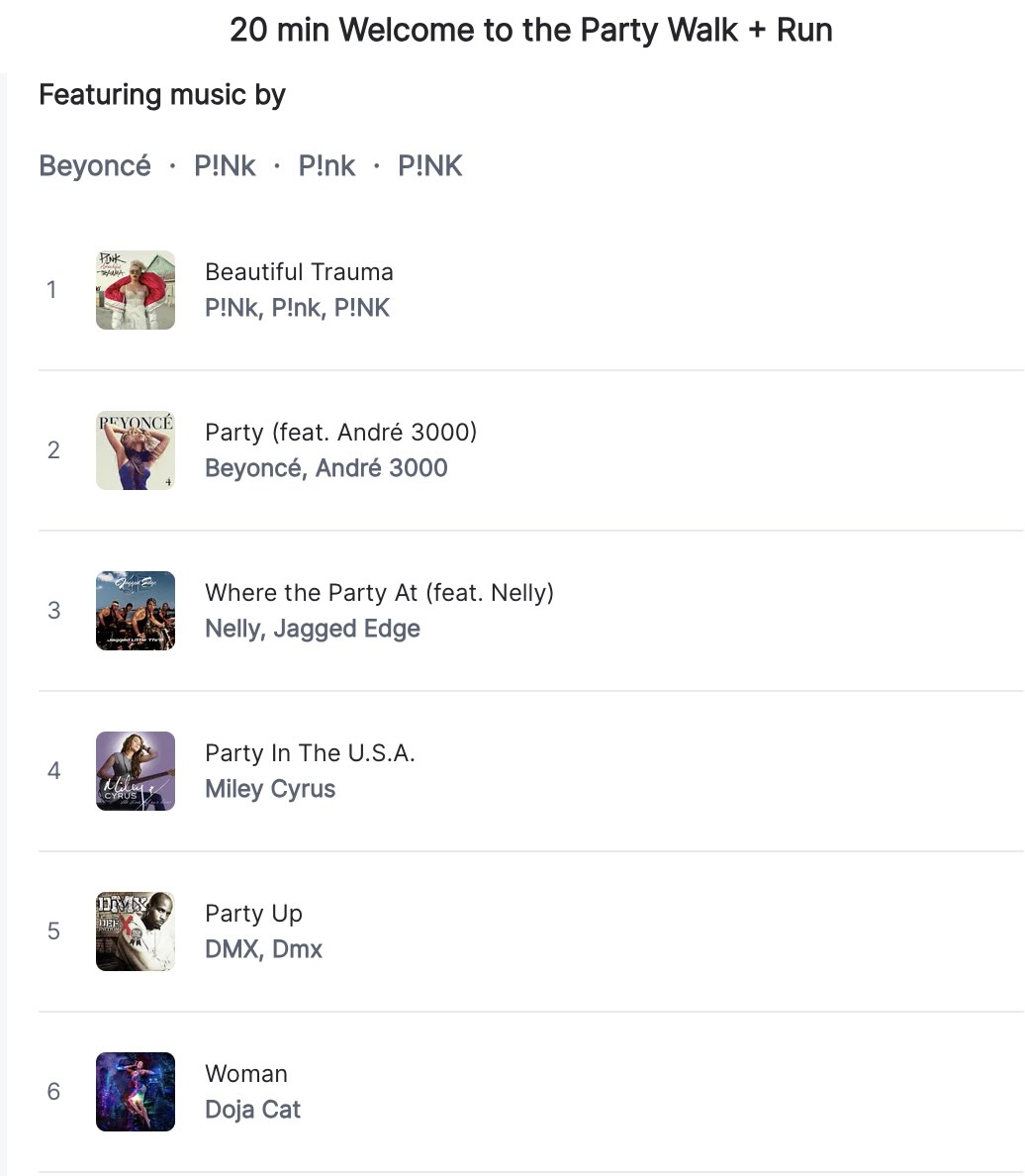 Kirsten Ferguson Welcome to the Party class with Abby Wambach and Julie Foudy on Peloton Tread - playlist