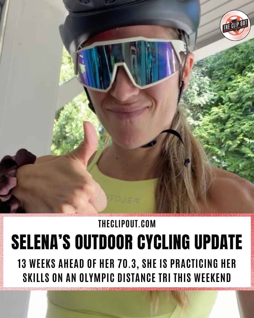 Selena Samuela Triathlon Check-In 13 Weeks to Go