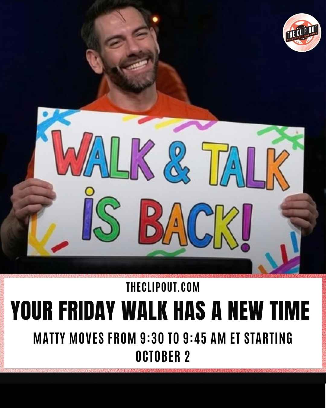 Walk and Talk return