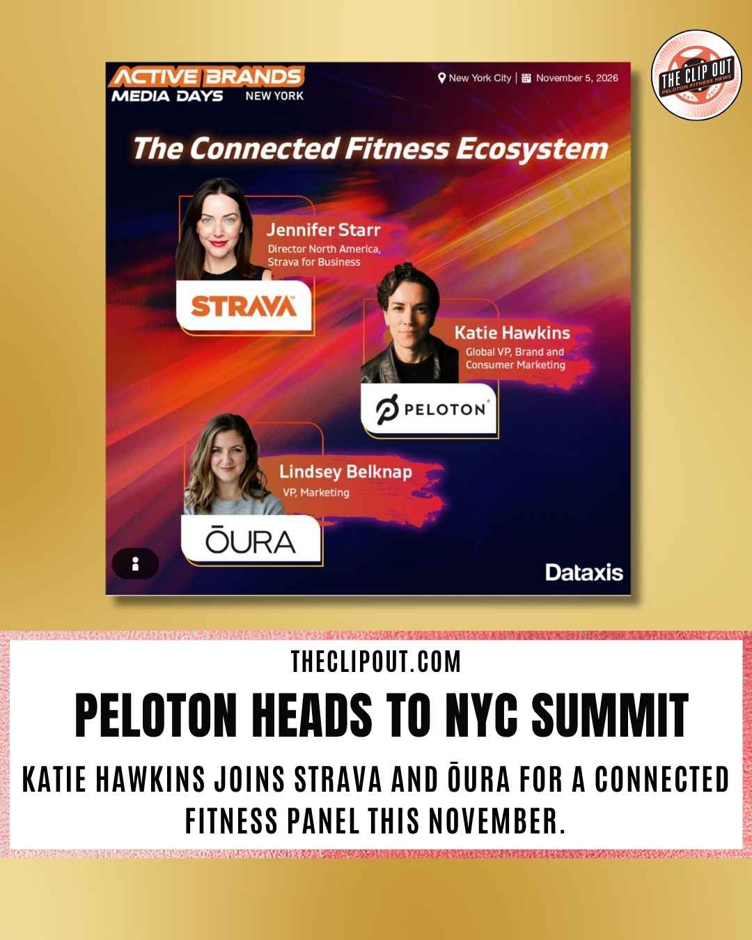 connected fitness panel