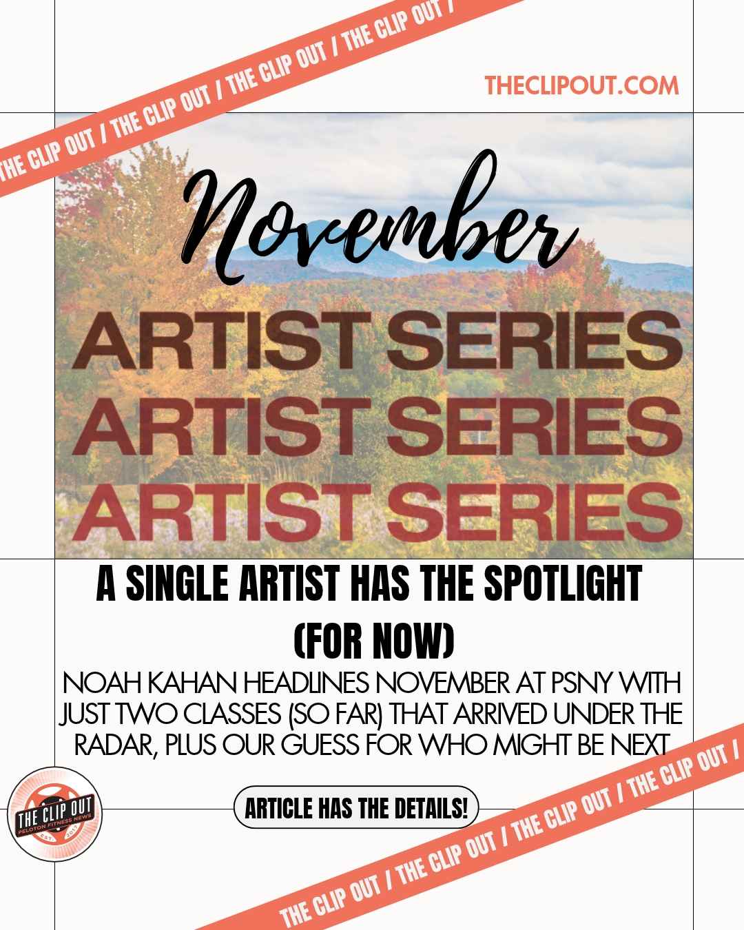 2026 November Artist Series Overview