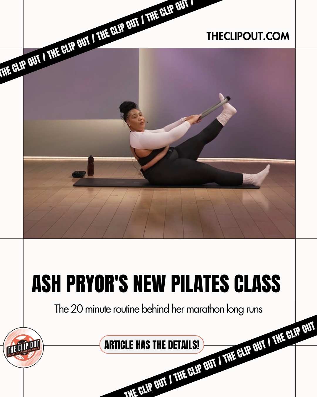 Ash Pryor Pilates class