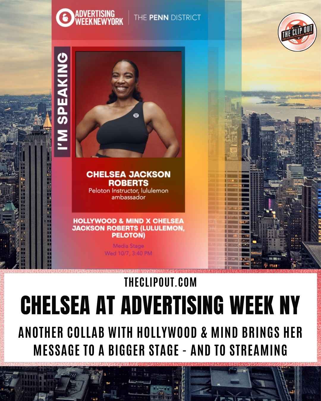 Chelsea Jackson Roberts Advertising Week Panel More with Hollywood & Mind