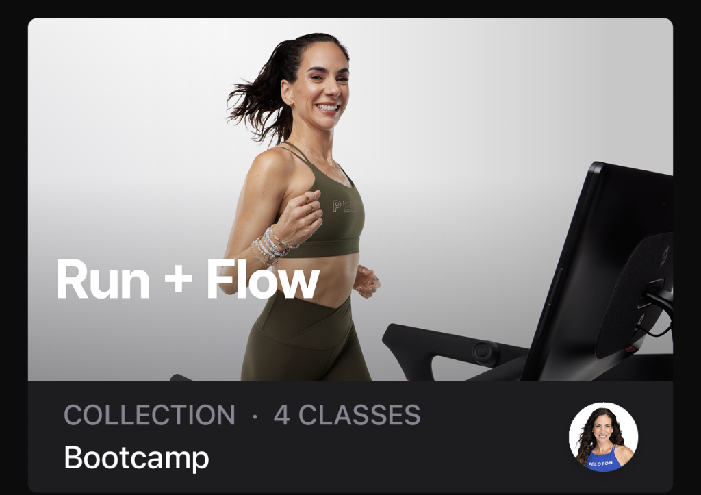Mariana Fernandez ABC News coverage of the Peloton Run and Flow collection with 4 Bootcamp classes