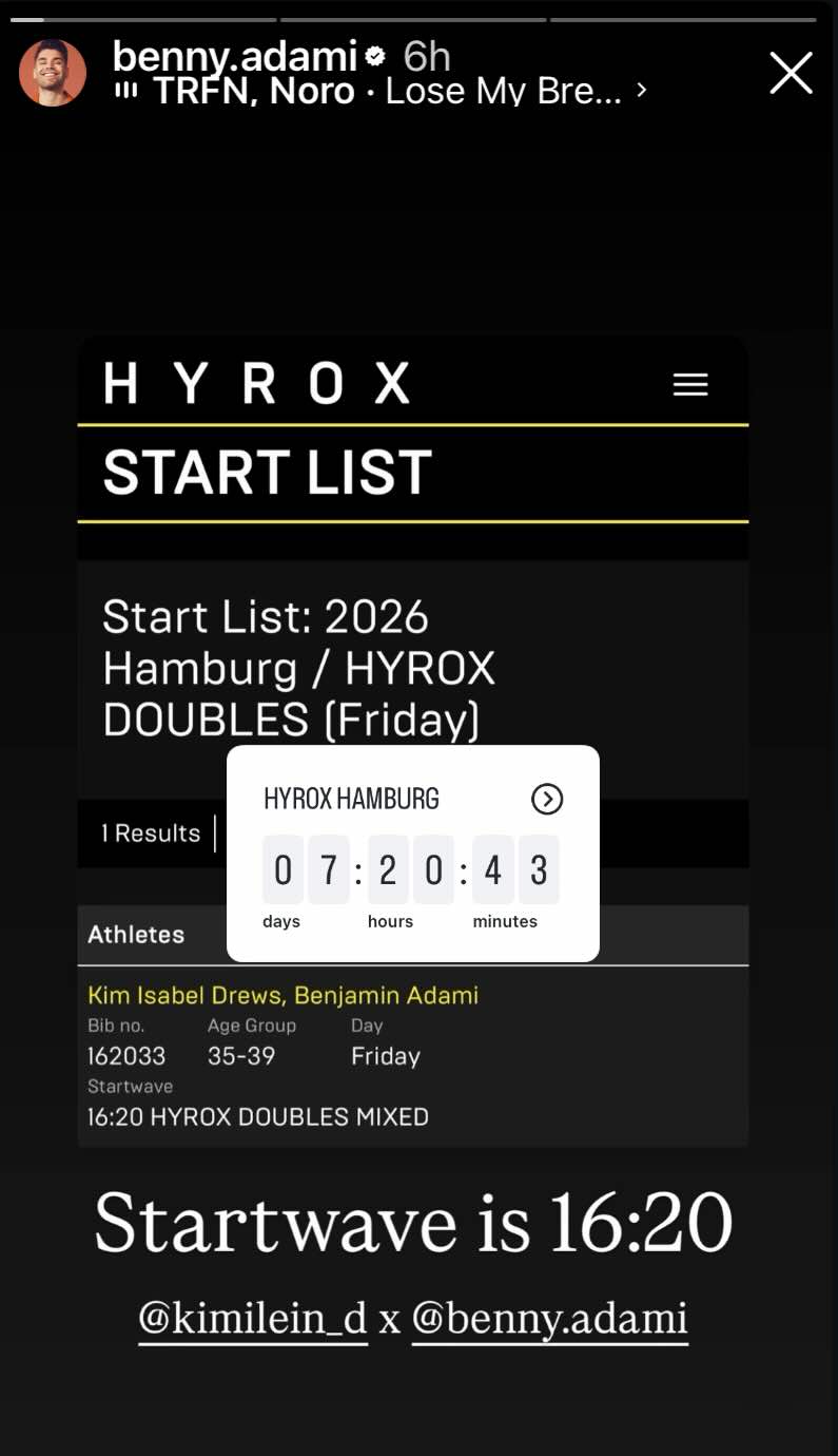 HYROX Hamburg - Benny's story